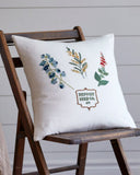 Farmhouse Brown and Cream Pinstripe Quilt