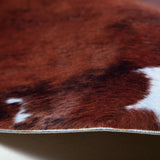 White Belly Faux Cowhide Print Rug