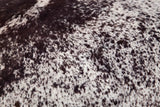 White Brindle Faux Cowhide Print Rug