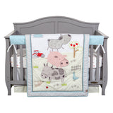 Farm Animal Stack Crib Bedding Set