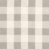 Grey and Cream Buffalo Check Jumbo Baby Swaddle Blanket