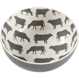 Farm Animals Bowl Set Cow
