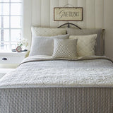 Bergen Black Stripe Reversible Quilt