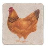 Rooster Coaster Set