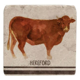 Cow And Pig Coaster Set