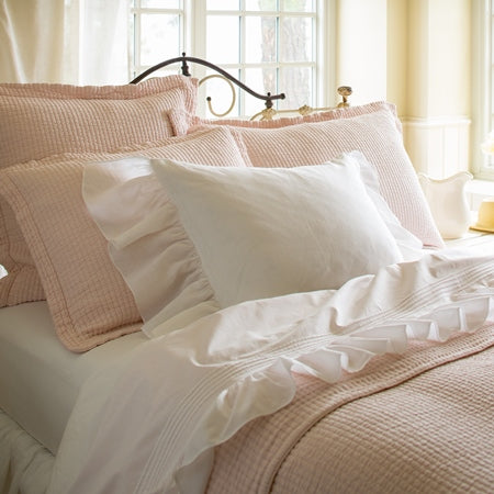 Hudson Petal Pink Pillow Shams