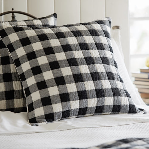 buffalo plaid euro sham