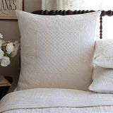 Euro Sham - Soft Cream  26" x 26"