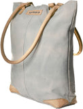 Happy Camper Tan Canvas Tote