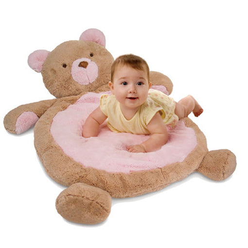 Pink Teddy Bear Baby Mat