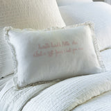 White "Twinkle, Twinkle Little Star" Pillow