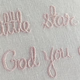 White "Twinkle, Twinkle Little Star" Pillow