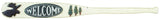 Wooden Welcome Plaque Oars