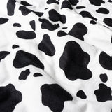 Cow Print Deluxe Flannel Crib Sheet