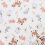 Farm Friends Deluxe Flannel Fitted Crib Sheet