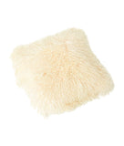Tibetan Lambskin Pillow Cover Off White