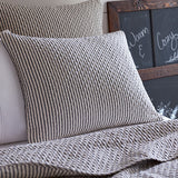 Bergen Black Stripe Reversible Quilt