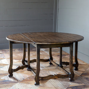 Gate Leg Drop Leaf Round Table