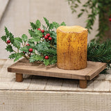 Distressed  Wooden Rectangle Riser