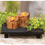 Distressed  Wooden Rectangle Riser