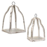 Distressed Wood Lanterns