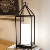 Black Metal 3 Way Light LED Lantern