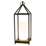 Black Metal 3 Way Light LED Lantern