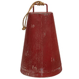 Distressed Metal Jumbo Cow Bells -  Set of 3