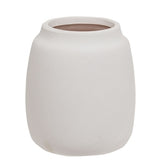 White Ceramic Wide Vase