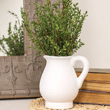 White Ceramic Pitcher