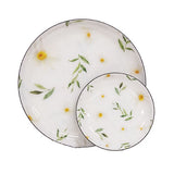 Daisy Blossom Enamel Candle Plates