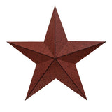 Burgundy Metal Barn Star