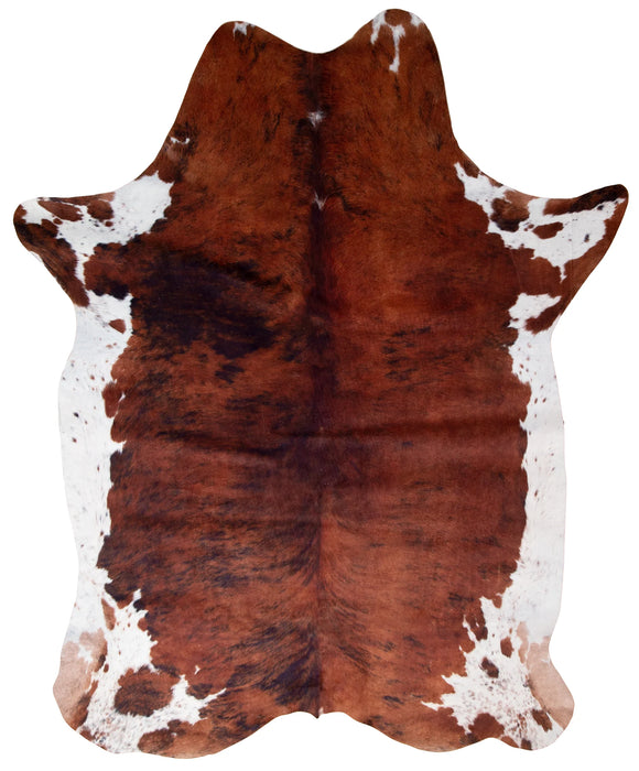 White Belly Faux Cowhide Print Rug