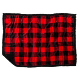 Red Plaid Lumberjack Dog Blanket