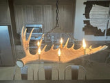 Moose Single Faux Antler Chandelier