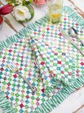 Ruffle Quilted Placemat Set of 2 - Multi