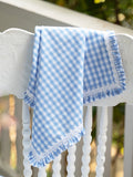 Cottage Gingham Blue Cloth Napkins