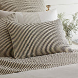 Bergen Black Stripe Reversible Quilt