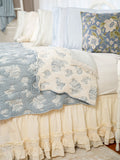 Rebecca's Matelasse Quilt - Blue