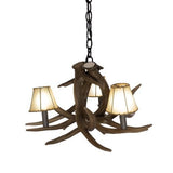 Whitetail Deer 3 Antler Chandelier
