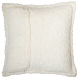 Cowhide Tri-Color Plush Sherpa Pillow