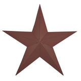 Burgundy Metal Barn Star