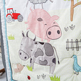 Farm Animal Stack Crib Bedding Set
