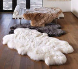 Four Pelt Sheepskin Rug