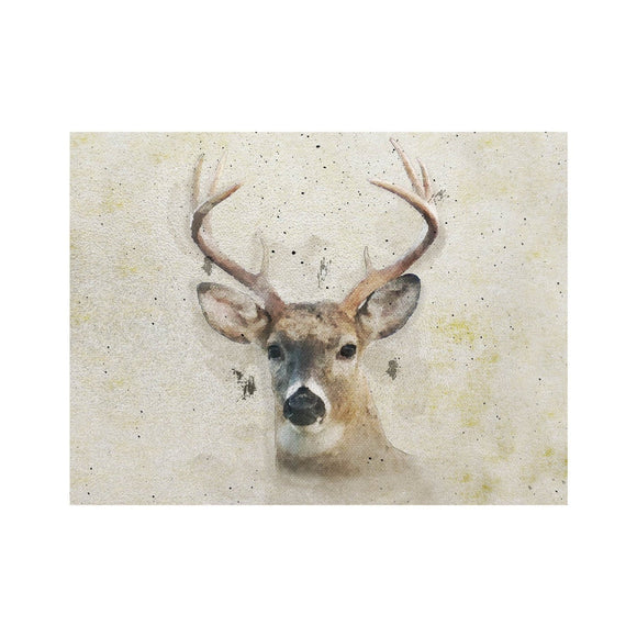 Watercolor Deer Glass Cutting Board.