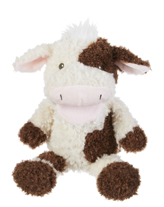Happy Hill White and Brown Musical Cow Puppet