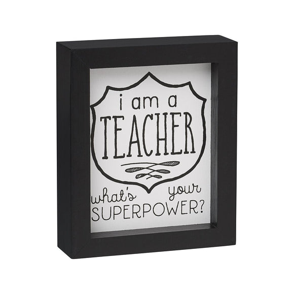Teacher Box Sign