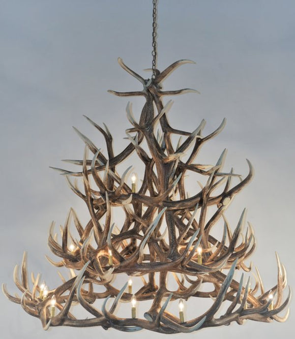 Elk 30 Antler Chandelier