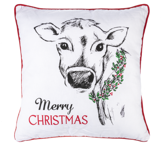 farmhouse Christmas pillow