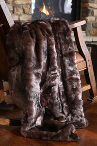 Oversized Faux Fur Bear Throw